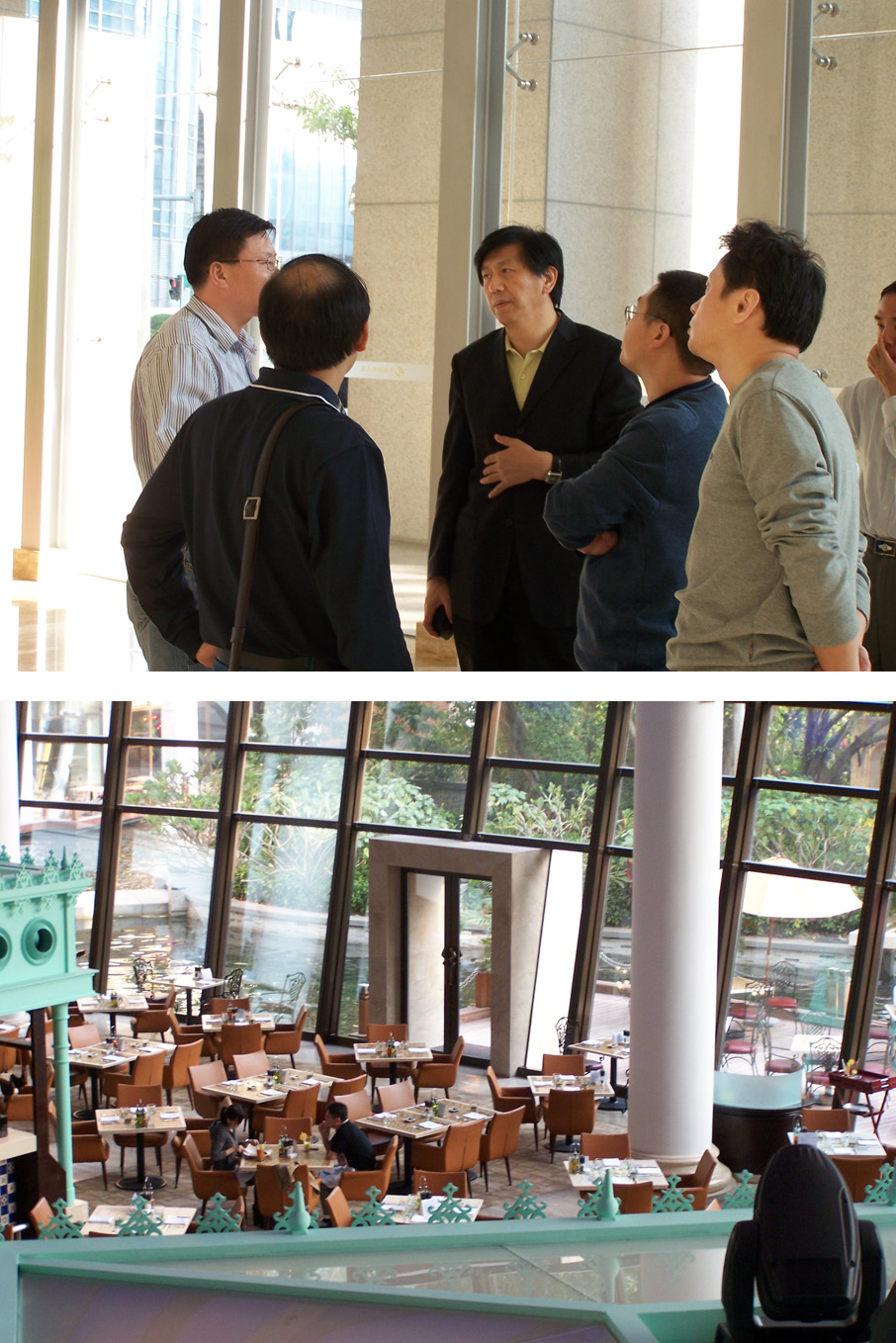 物業(yè)集團(tuán)高管參觀鳳凰大廈